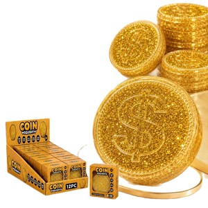 Münzförmiges Gold-Glukose-Malz-TPR-Squishy-Spielzeug, gefälschte US-<span class=keywords><strong>Dollar</strong></span>-Münze, sensorisches Quetschspielzeug zur Stress- und Angstlinderung, ab 14 Jahren - Product Image 5
