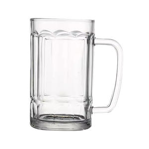 كوب ماء زاركي للبيع بالجملة، كوب بيرة شفاف بسعة كبيرة ومقبض، كوب زجاجي سميك للمشروبات المنزلية كهدية - Product Image 1