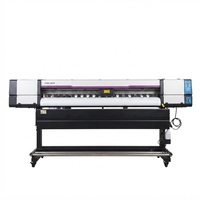 Printer Inkjet Roll to Roll Kecepatan Tinggi 1.8m untuk Dalam & Luar Ruangan, Mesin Cetak Presisi Tinggi dengan Print Head I3200