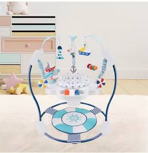 Centre d'activités simple et de sécurité 4 en <span class=keywords><strong>1</strong></span> Chaise jumper pour bébé Trotteur en plastique pour bébé avec musique - Product Image 2