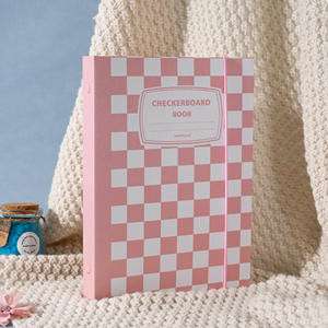 Álbum de Fotos A5 con Diseño de Tablero de Ajedrez, 6 Hojas Sueltas, Estilo Macaron, Tapa Dura, para Colección de Tarjetas de Ídolos de Tres Pulgadas - Product Image 3