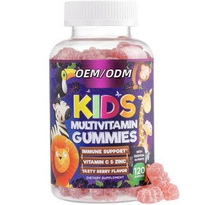 OEM Enfants Gommeux Multivitamines & Probiotiques, Soutien Digestif, Vitamines A, D, C, E, B, Zinc, Supplément à Croquer - Product Image 1
