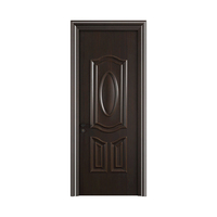 Porte intérieure en bois insonorisée pour hôtel, design moderne, revêtement WPC, pour chambre à coucher