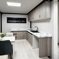 Fournisseur chinois de maisons conteneurs personnalisées, 1, 2 ou 3 chambres, design préfabriqué avec salle de bain et cuisine, à vendre, livraison rapide en Europe et aux États-Unis