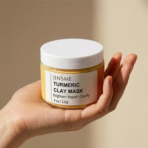 Mascarilla de Arcilla con Cúrcuma y Vitamina C 120g, Limpieza Profunda, Antioxidante, Iluminadora, Calmante, Reparadora, Control de Grasa, Minimiza Poros, Sin Perfume - Product Image 4