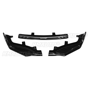 High Quality 3PCS Car Front Bumper <b>Splitter</b> Lip Spoiler Body Kit Bumper For Lexus IS200t IS300 IS350 F-sport 2017 2018 2019 2020 - Product Image 3