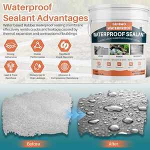Sellador Impermeable de Poliuretano Transparente, Ecológico y Duradero para Techos, Duchas, Paredes, Cocinas y Claraboyas - Reparación Invisible de Fugas - Product Image 2