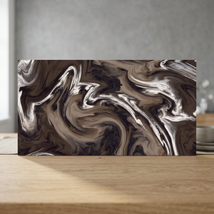 Cyclone Choco 60x120cm High <b>Gloss</b> Marble Look Polished Porcelain Tiles Premium Interior Flooring Collection - Product Image 3
