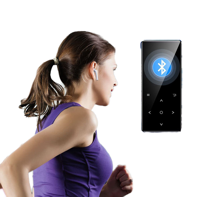BENJIE 32GB Portable Mini Digital MP3/MP4 Player Touch Screen Music Player Multifunctional Features Supports WAV Audio Format