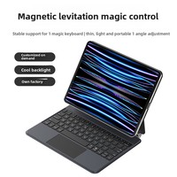 Clavier Magique sans fil à charge rapide M5 compatible avec le nouvel iPad Pro 11/13 pouces 2025, avec contacts à broches et compatibilité MagSafe