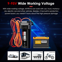 Dispositivo de Rastreo GPS para Vehículos y Camiones MiCODUS MV901G, Impermeable, para Gestión de Flotas, Pequeño, 4G, con Función de Apagado del Motor, Rastreador GPS Cableado para Automóviles