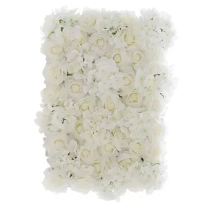 Simulation artificial flower wall backdrop for wedding