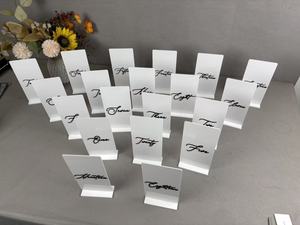 Acrylic Bảng số dấu hiệu trong suốt chỗ ngồi số dấu hiệu Cơ Sở Đảng & kỳ nghỉ Nguồn cung cấp đám cưới Acrylic bảng thẻ trang trí nội thất Nguồn cung cấp - Product Image 5