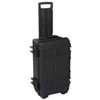 Grande valise de transport robuste à roulettes avec mousse OEM, étanche, antichoc, en plastique rigide, protection renforcée
