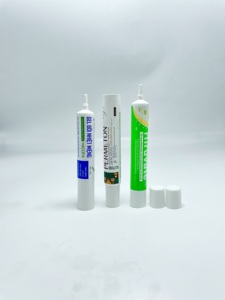 Service OEM Emballage de tube de crème pour les yeux en PE avec bouchon massant 25 ml Utilisation cosmétique Impression offset brillante pour les soins de la peau sous les yeux - Product Image 3