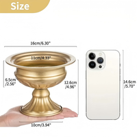 Arreglos Florales Metálicos de Lujo Creativos para Bodas, Centros de Mesa para Hoteles, Bares y Restaurantes - Venta al por Mayor; Decorativos