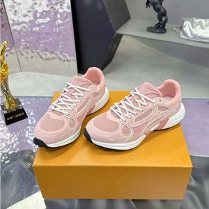 Zapatillas Retro Blancas para Hombre, Diseño Chunky, Malla y Cuero, con Cordones, Suela Gruesa, Deportivas, de Moda, para Caminar, de Lujo, para Parejas - Product Image 4