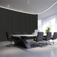 Panneau acoustique mural en MDF Akupane sur mesure 600 mm x 600 mm, moderne, écologique, réduction du bruit de 80 %, pour écoles, hôtels, appartements
