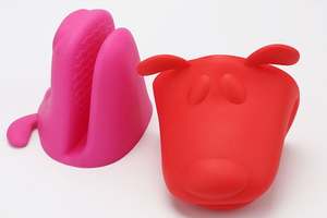 Guanti in silicone per utensili da cucina in silicone resistente al calore per uso alimentare guanti da forno in silicone a forma di animale - Product Image 6