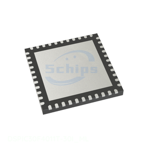 ชิ้นส่วนอิเล็กทรอนิกส์แบบฝังตัว 44 VQFN แบบมีแผ่นต่อภายนอก DSPIC30F4011T-30I_ML ช่องจำหน่ายของผู้ผลิต - Product Image 1