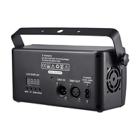 Éclairage LED QSE RGBW Bee Eyes 6-en-1 avec télécommande/DMX512, construction en aluminium et plastique IP65 pour entrepôt, DJ, KTV
