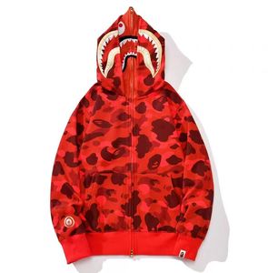 Sweat-shirt à double capuche brodé de dessins animés pour hommes Bappes 2025 de haute qualité, fermeture éclair, confortable, décontracté, 100 % coton, best-seller - Product Image 2