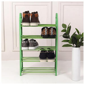 Zapatero de plástico de 5 capas personalizado OEM ODM, práctico montaje sencillo para uso diario para sala de estar - Product Image 4