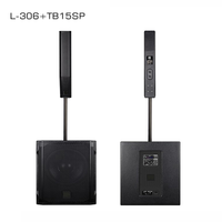 Altavoz de Columna Coaxial Profesional L306, Sistema de Línea de Audio de 500W
