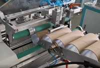 Machine d'étiquetage automatique de tubes en papier à colle thermofusible TB350SS