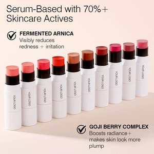 Créez votre marque : <span class=keywords><strong>Stick</strong></span> de blush crème minéral haute pigmentation, 10 couleurs pour tous types de peau, pour lèvres et joues - Product Image 1