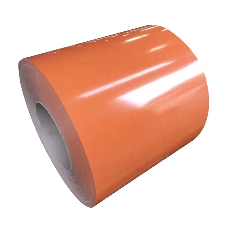 Penjualan langsung dari pabrik gulungan baja galvanis berwarna tebal 0.65mm DX51D DX52D DX53D koil baja galvanis warna celup panas
