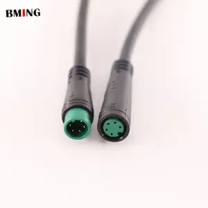 M6 M7 M8 Waterproof Connectors Plug 2 3 4 5 6 7pin Light/Throttle/brake/Display Electric Bike Parts IP67