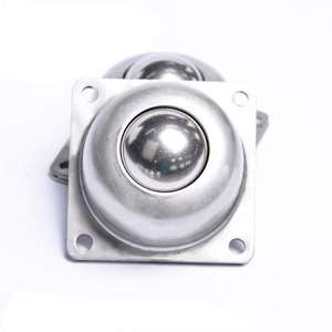 CY-38A boule universelle omnidirectionnelle galvanisée de rouleau de boule de <span class=keywords><strong>bride</strong></span> carrée pour des meubles de chariots de machines - Product Image 1