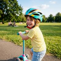 Casque de vélo pour enfants en gros, casque de cyclisme pour enfant, coque PC EPS, 22 aérations, 180g, réglage arrière à molette