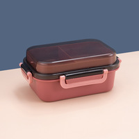Icen-A04 Gadget de cuisine en plastique personnalisé sans BPA, certifié FCM, de qualité alimentaire, écologique, boîte à lunch en silicone chauffable