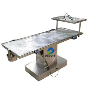 EUR VET Équipement vétérinaire le plus vendu Facile à nettoyer Table d'opération vétérinaire en acier inoxydable Table chirurgicale Équipée de mailles - Product Image 3