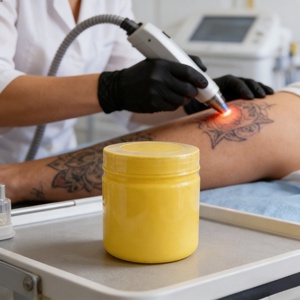 브랜드 창립 무료 테스트 팩 90% 무통 문신 크림 문신 용품, 아트 & 문신 스튜디오 전문가를 위한 PMU 애프터케어 - Product Image 1