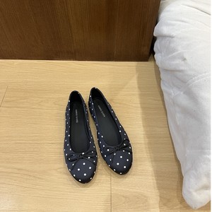 Nouvelle Arrivée Chaussures Mary Jane à Bout Ouvert et Bout Rond, Style Français, à Pois Tendance, avec Nœud, Semelle Souple, Talon de 3 cm pour Femme - Product Image 6