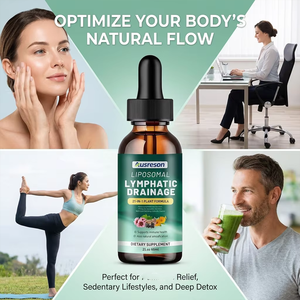 Olio Organico OEM per Drenaggio Linfatico, Supporto Renale, Salute Immunitaria e Digestione, Gocce Liposomiali per Drenaggio Linfatico - Product Image 3