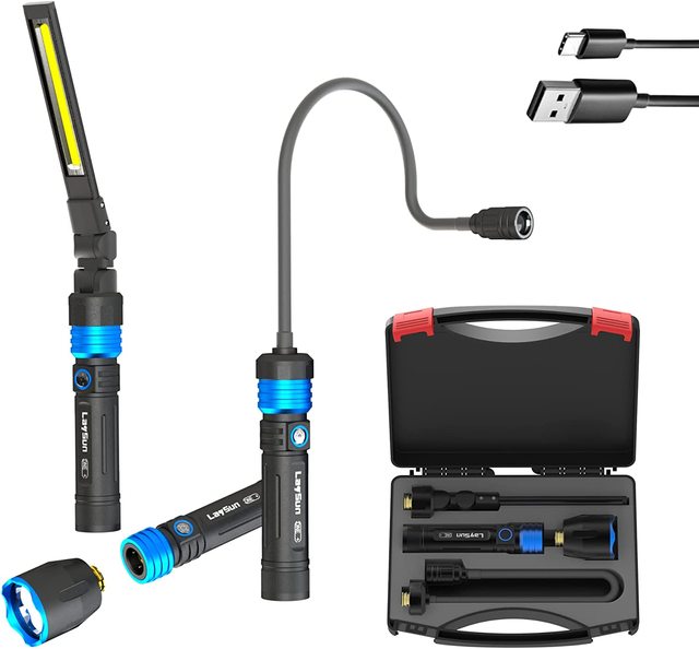 3 in 1 Quick Connect Rechargeable Led Work Light Kit with Magnetic Base