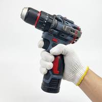 Perceuse à percussion sans fil multifonction rechargeable, perceuse à main pour la maison avec tournevis, tournevis électrique au lithium