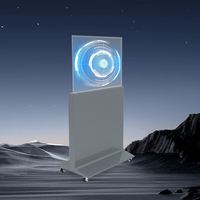Écran OLED transparent de 55 pouces, haute transparence, affichage vif et interactif pour ascenseurs, centres commerciaux, magasins de détail, métros, SDK