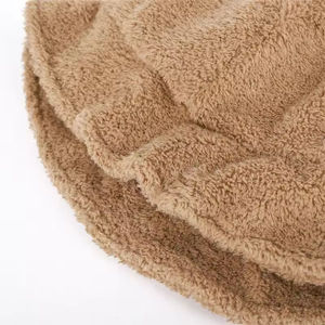 Nuevo Gorro de Pescador para Mujer, Cálido, con Diseño de Oso, para Otoño e Invierno, Gorro de Felpa Grueso para Exteriores - Product Image 4