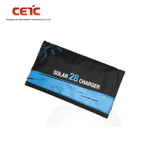 CETC güneş panelleri mobil evler için 28w taşınabilir şarj cihazı kumaş katlama