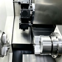 Torno CNC de Cama Inclinada HTW-600T, 12 Estaciones de Herramientas, 2500 rpm, Alta Precisión, para Piezas Metálicas y Ferretería Automotriz