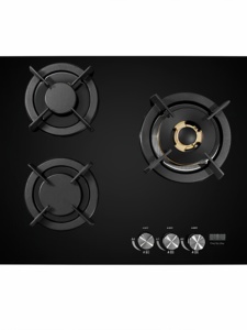 Estufa de <span class=keywords><strong>Gas</strong></span> de Tres Quemadores con Temporizador Inteligente, 5.0kW de Alta Potencia, <span class=keywords><strong>Gas</strong></span> Natural, de Sobremesa/Integrada, Panel de Vidrio Templado, Nivel Uno de Eficiencia Energética - Product Image 5