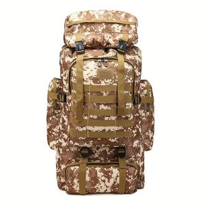 Vintage Waterproof Tactical <b>Backpack</b> with MOLLE System Foldable Design and Large Capacity - Product Image 3