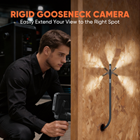 Endoscope industriel nouvelle génération avec vision à 360° °   Caméra à double objectif et écran HD 1080p pour l'inspection des tuyaux automobiles