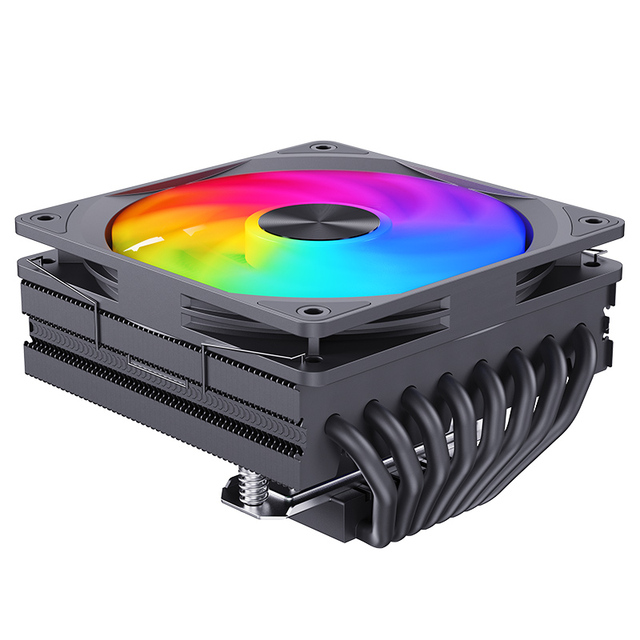 SNOWMAN 2025 Updated Version TDP200W Black ARGB Air CPU Cooler 8 Heat Pipes with 92x92x25mm PWM Fan