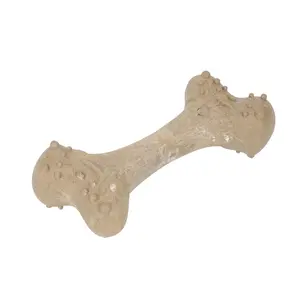 Dog Chew Resistant Toy Dog Sawdust Material Wood Bone Grinding Toys